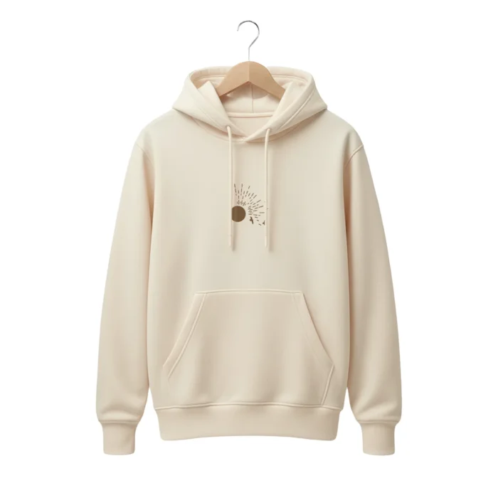 Cream Stay Wild Heartwood Hoodie